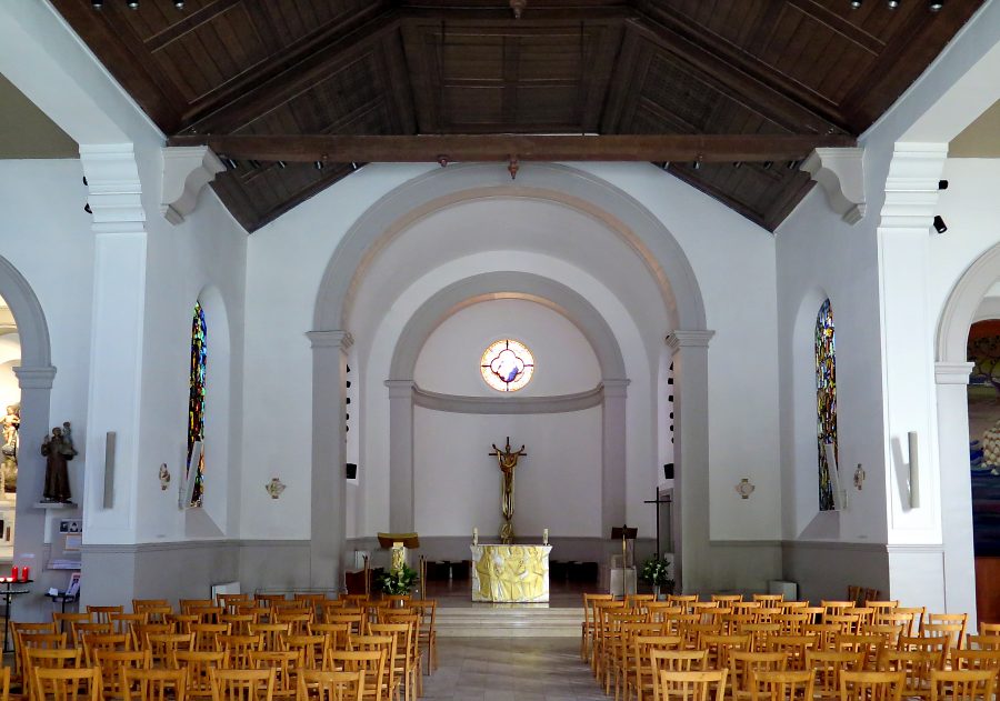 La nef et le chœur de l'église Notre-Dame de l'Assomption
