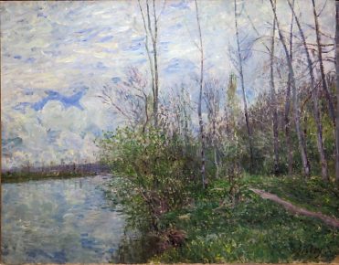 Alfred Sisley (1839-1899) : «Le chemin des petits prés à By», 1880, Huile sur toile
