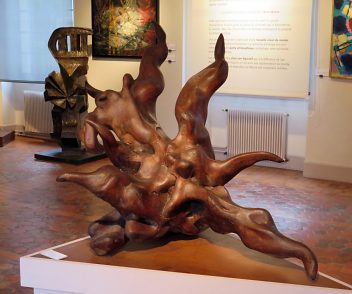François Stahly : «Étoile de mer» (entre 1956 et 1960, bois de frêne)