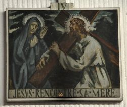 Chemin de croix : Jésus rencontre sa mère