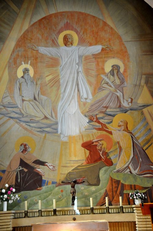 «La Transfiguration» dans le chœur