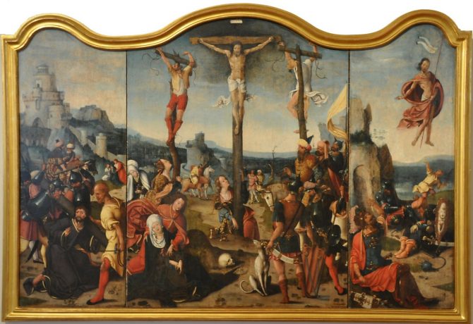 Triptyque "La Crucifixion"