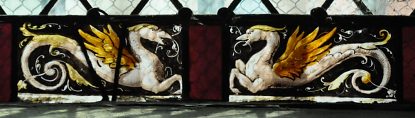 Pastiche Renaissance dans le vitrail de la Vie de saint Joseph (1912)