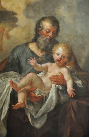 «Saint Joseph portant l'Enfant Jésus», détail