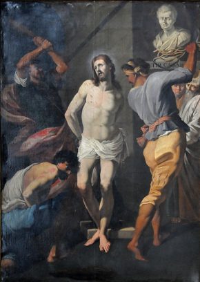 «La Flagellation du Christ» par un élève de Claude Charles (milieu du XVIIIe siècle).