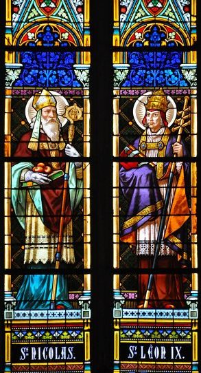 Saint Nicolas et saint Léon IX