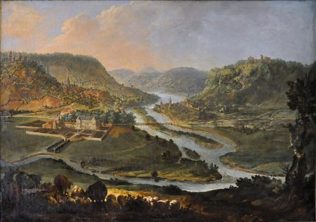 «Vallée de la Moselle» de Claude Jacquart (1686–1736), huile sur toile, 1726