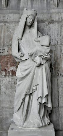 Vierge à l'Enfant de la fin du XIIIe siècle