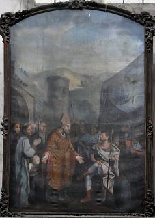 Saint Mansuy ressuscitant les fils du gouverneur de Toul, XVIIIe siècle