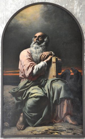 «Saint Jean reçoit la vision de l'Apocalypse», tableau de Charles Gleyre (1805-1874) 