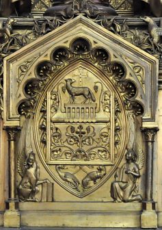 Partie centrale de l'autel dessiné par Viollet-le-Duc