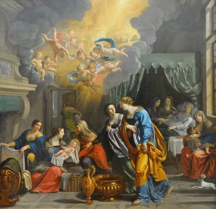 «La Nativité de la Vierge» de Philippe de Champaigne