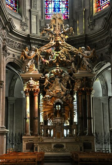 Le retable baroque du chœur