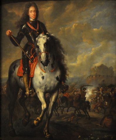 «Le Prince Eugène de Savoie vainqueur de la bataille de Ženta en 1697»