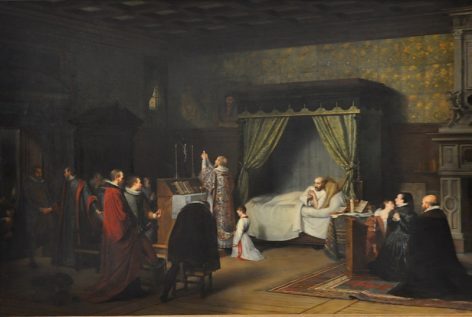 «Mort de Montaigne» d'Alexis Perignon (1806–1882)