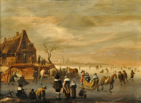 «Paysage d'hiver» de Cornelis Beelt ( vers 1660–avant 1702)