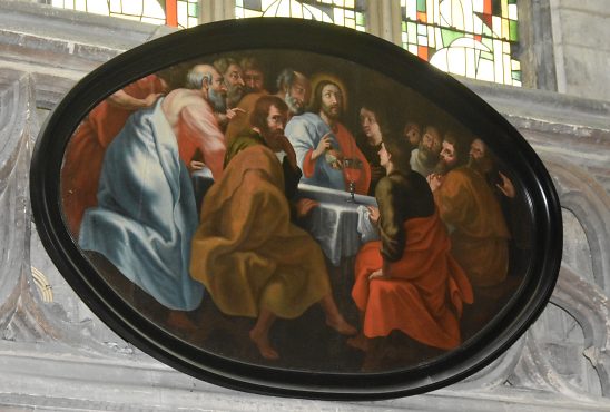 La Cène, tableau anonyme dans la chapelle de l'Annonciation
