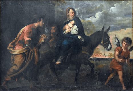 «La Fuite en Égypte», tableau de Louis Dorigny (1654–1742)