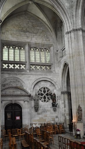 Croisillon nord dans le transept