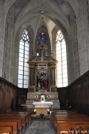 Vue d'ensemble de la chapelle de la Vierge