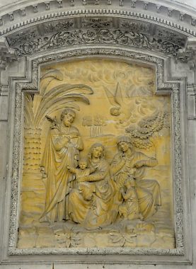 Bas-relief de la Sainte Famille, 1869