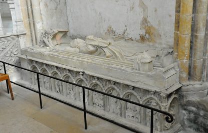 Tombeau de l'abbé Guillaume de Putot, onžième abbé de Fécamp (1285–1297)