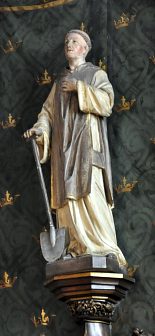 Statue de saint Fiacre