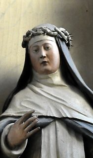 Sainte Catherine de Sienne, détail