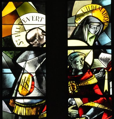 Saint Hildebert, saint Hugues et sainte Hildemarque