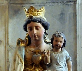 Vierge à l'Enfant dans sa niche (XIXe siècle)