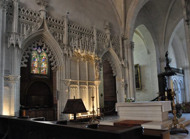 Le chœur vu de l'abside