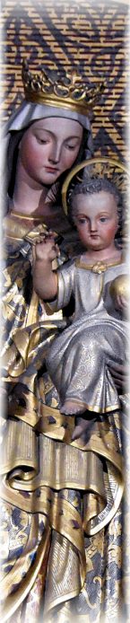 La Vierge au Rosaire, dtail
