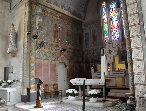 Le chœur de la chapelle Notre-Dame des Anges
