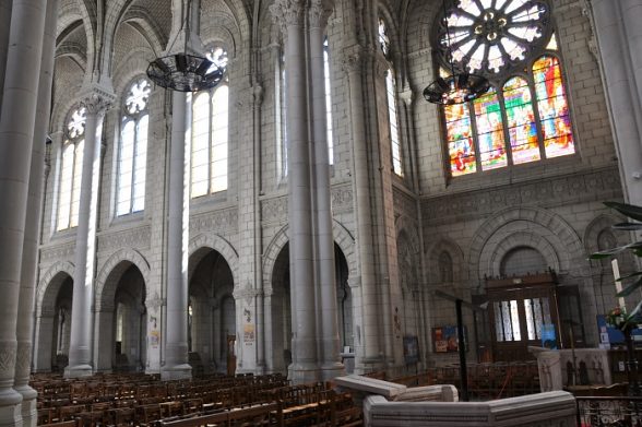 Élévations et croisillon gauche du transept