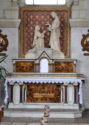 Le Sacré-Cœur et sainte Marguerite-Marie, œuvre d'Henri Bouriche
