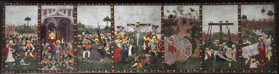 Panneaux peints du XVe siècle dans le transept nord