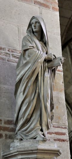 Statue d'Anne la prophétesse (terre cuite)