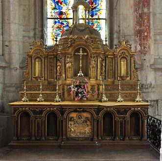 l'autel de la chapelle Saint-Claude