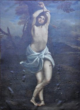 «Saint Sébastien», toile du XVIIe siècle