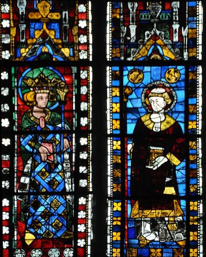 Saint Louis et saint Gilduin (vers 1300)