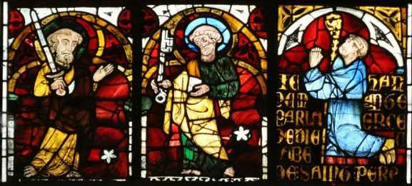 Saint Paul, saint Pierre et le donateur en prière