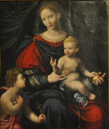 Tableau de la Vierge à l'Enfant