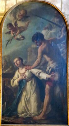 «Le Martyre de sainte Catherine» par Joseph–Marie Vien, 3e quart du XVIIIe siècle