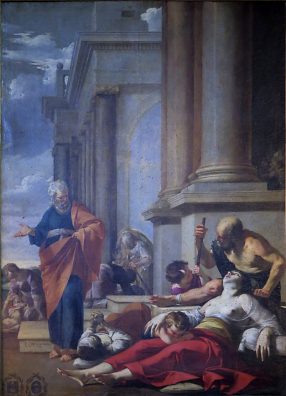 «Saint Pierre guérissant les malades» de Laurent de la Hyre, milieu du XVIIe siècle