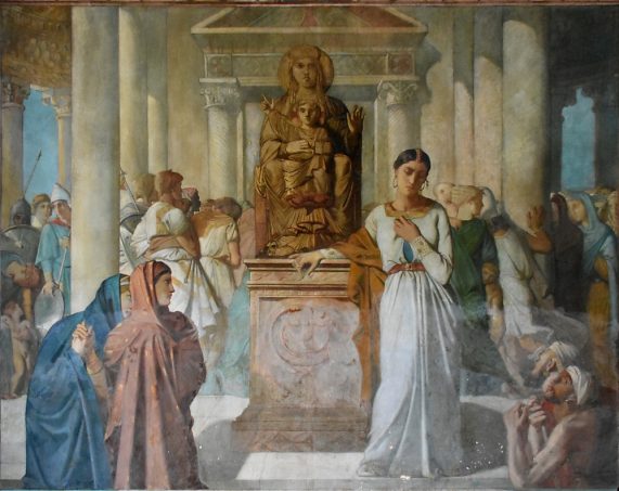 «La Conversion de sainte Marie l'Égyptienne» par Théodore  Chassériau