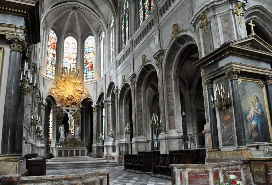 Vue d'ensemble du chœur de l'église Saint-Merry