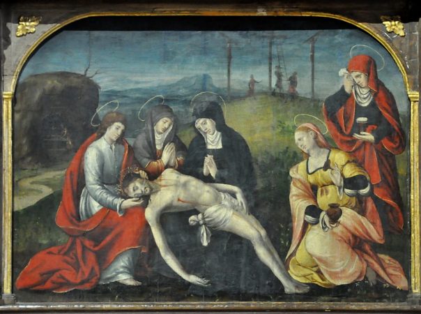 Piéta d'un peintre anonyme du XVIe siècle