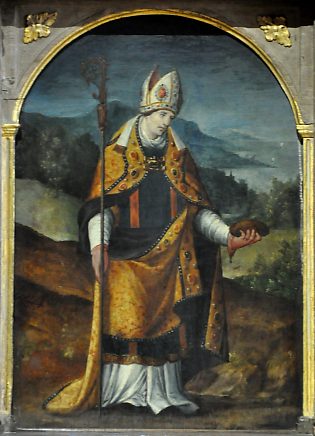 Saint Honoré, peinture anonyme du XVIe siècle