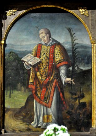 Saint Vincent, peinture anonyme du XVIe siècle