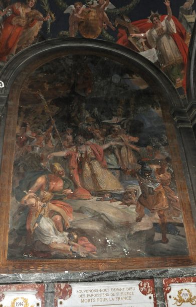 «Saint Maurice et ses compagnons massacrés par l'armée  romaine»